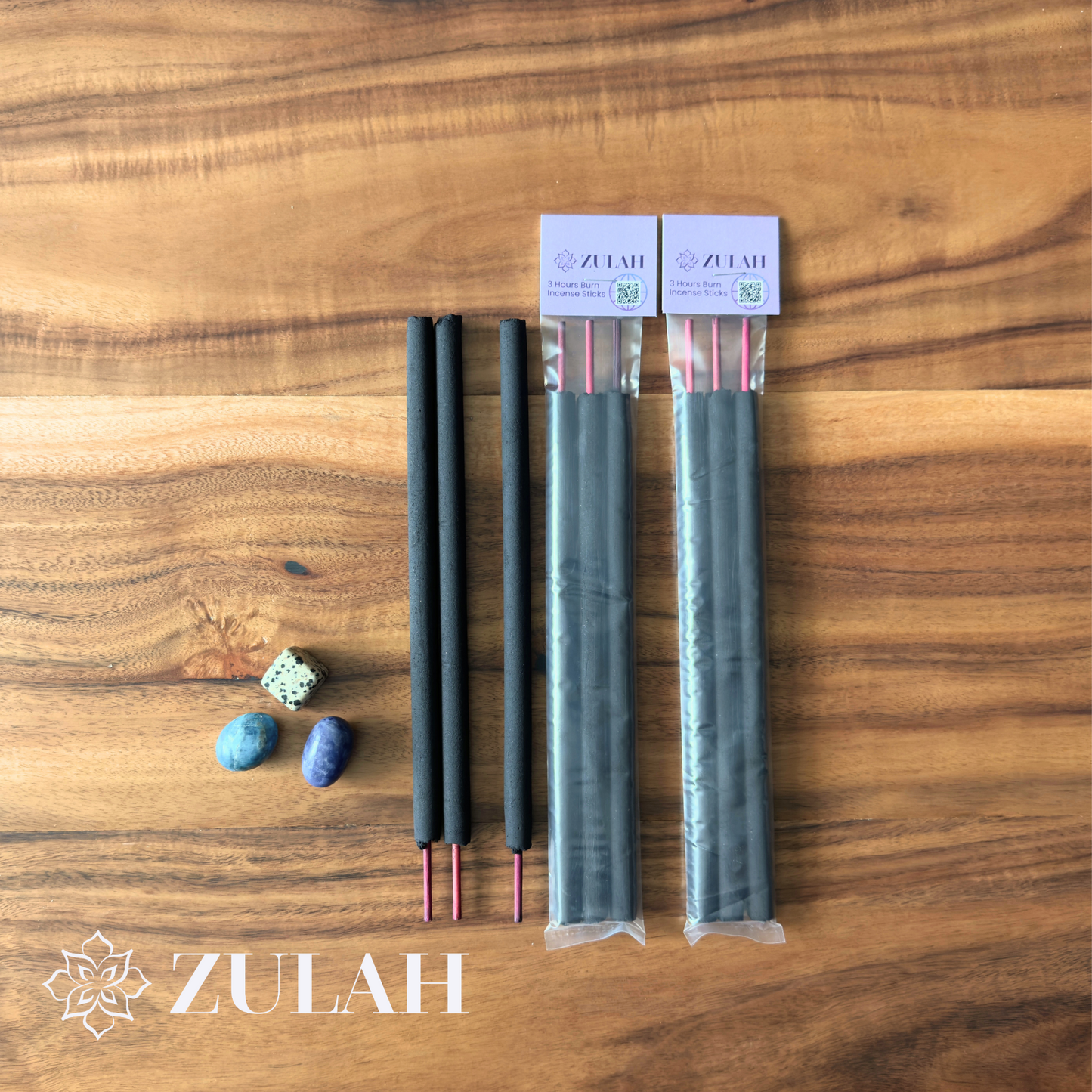 Giant Luxury Incense Sticks Burn for 3 Hours - Frankincense, Cinnamon, Mukul Blend
