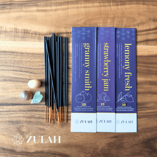 Air Freshener Incense Bundle - Strawberry Jam, Granny Smith, Lemony Fresh