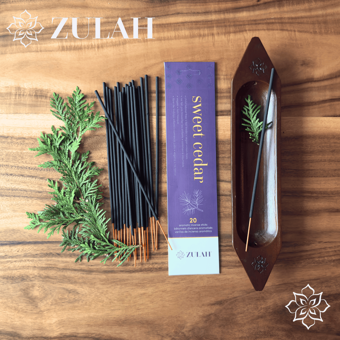 Sweet Cedar Luxury Incense Sticks