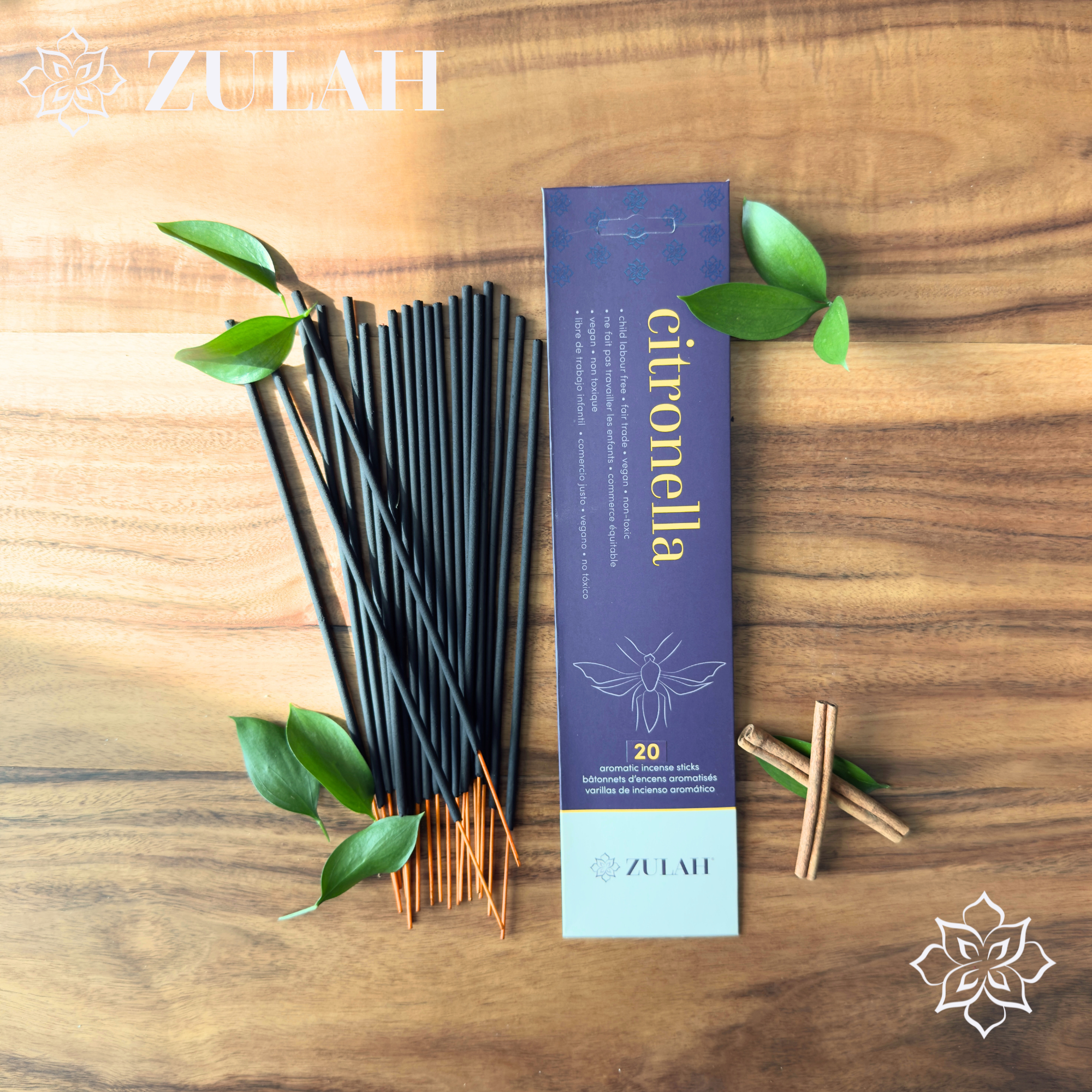 Citronella Luxury Incense Sticks – Zulah Canada Citronella Luxury Incense Sticks – Zulah Canada