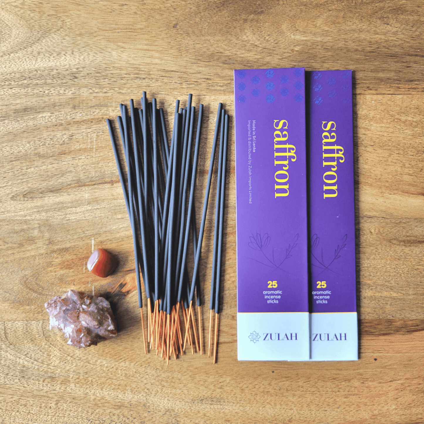 Saffron Incense - 25 sticks
