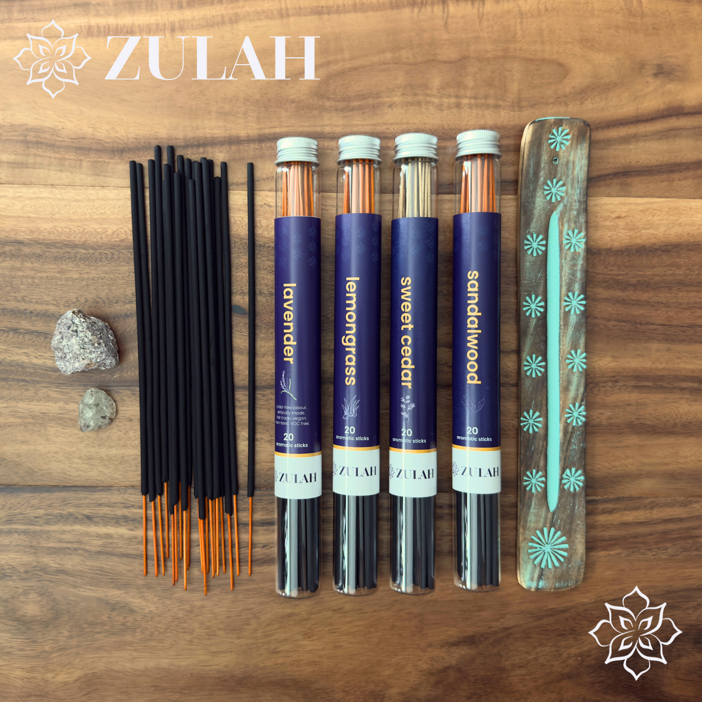 Luxury Incense in Glassware with Holder