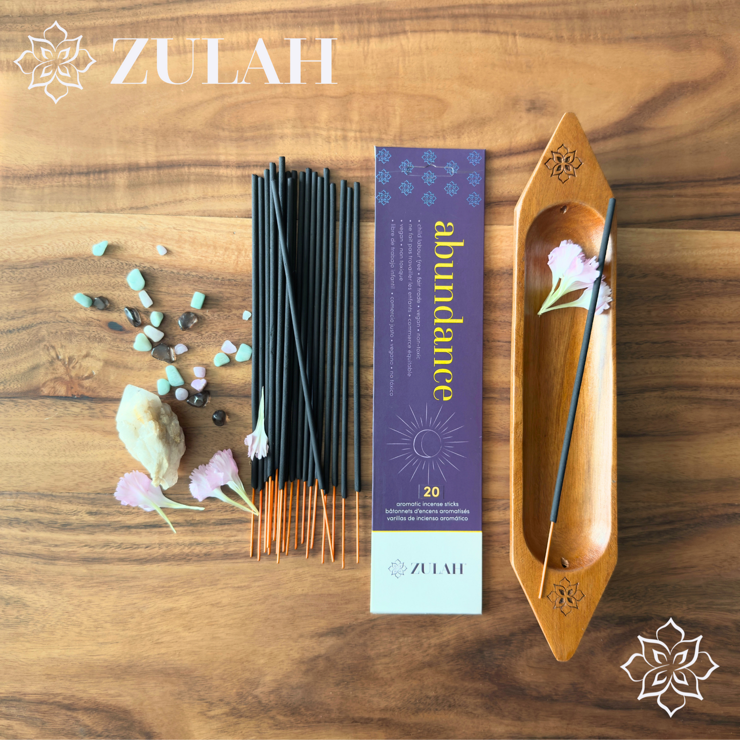 Abundance Luxury Incense Sticks – Manifest Prosperity + Attract Opportunity