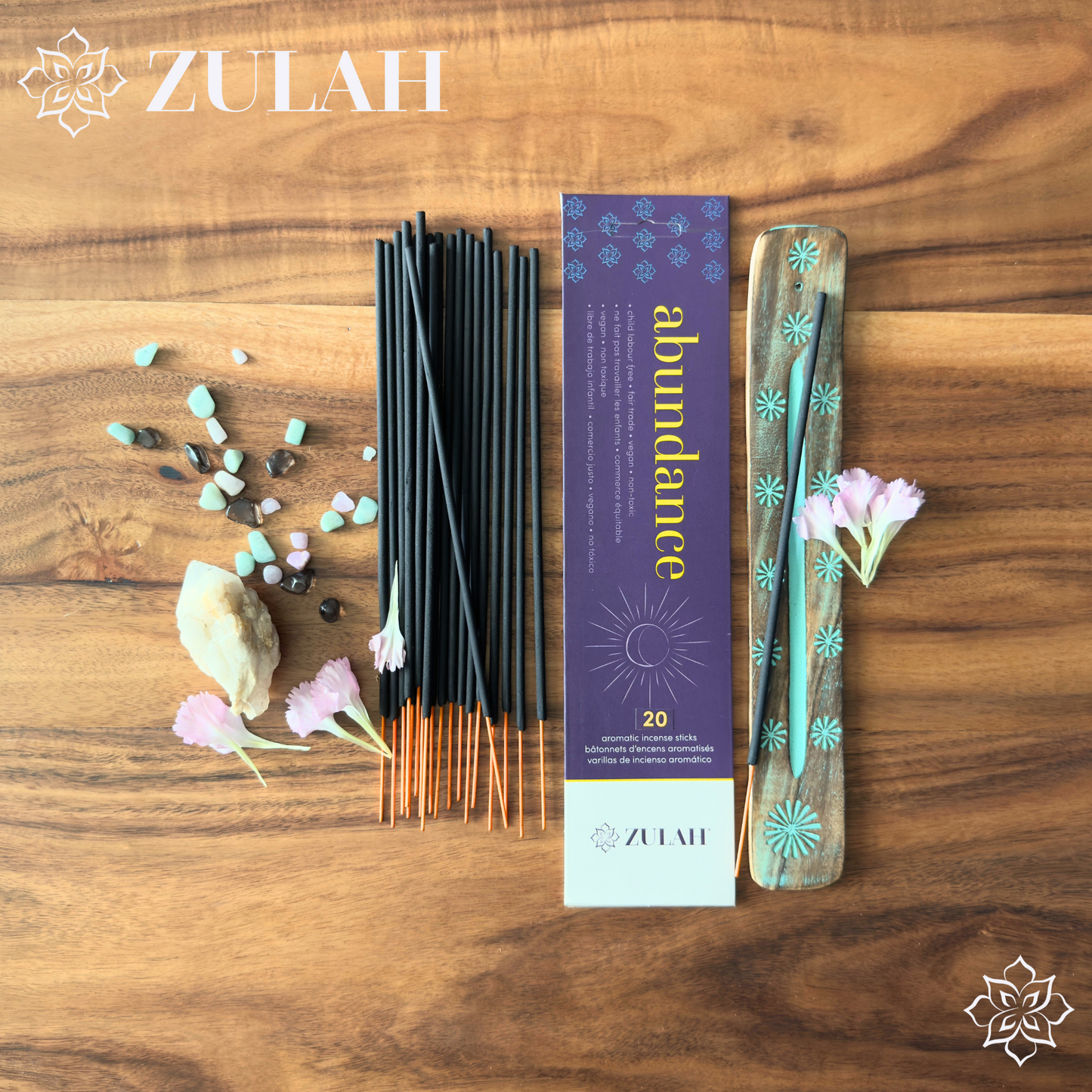 Abundance Luxury Incense Sticks – Manifest Prosperity + Attract Opportunity