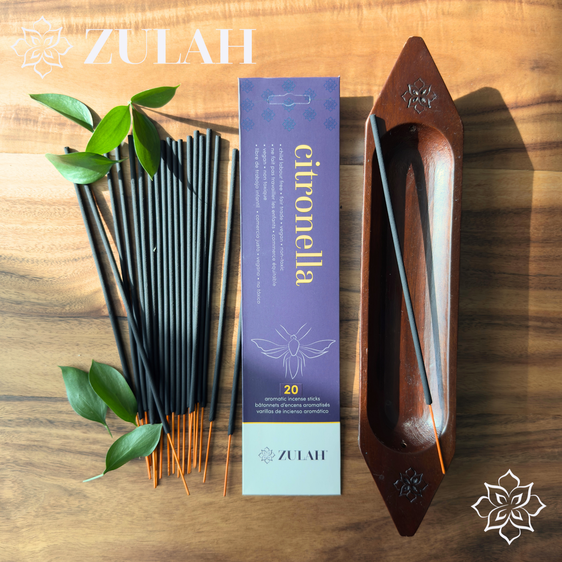 Citronella Luxury Incense Sticks – Zulah Canada