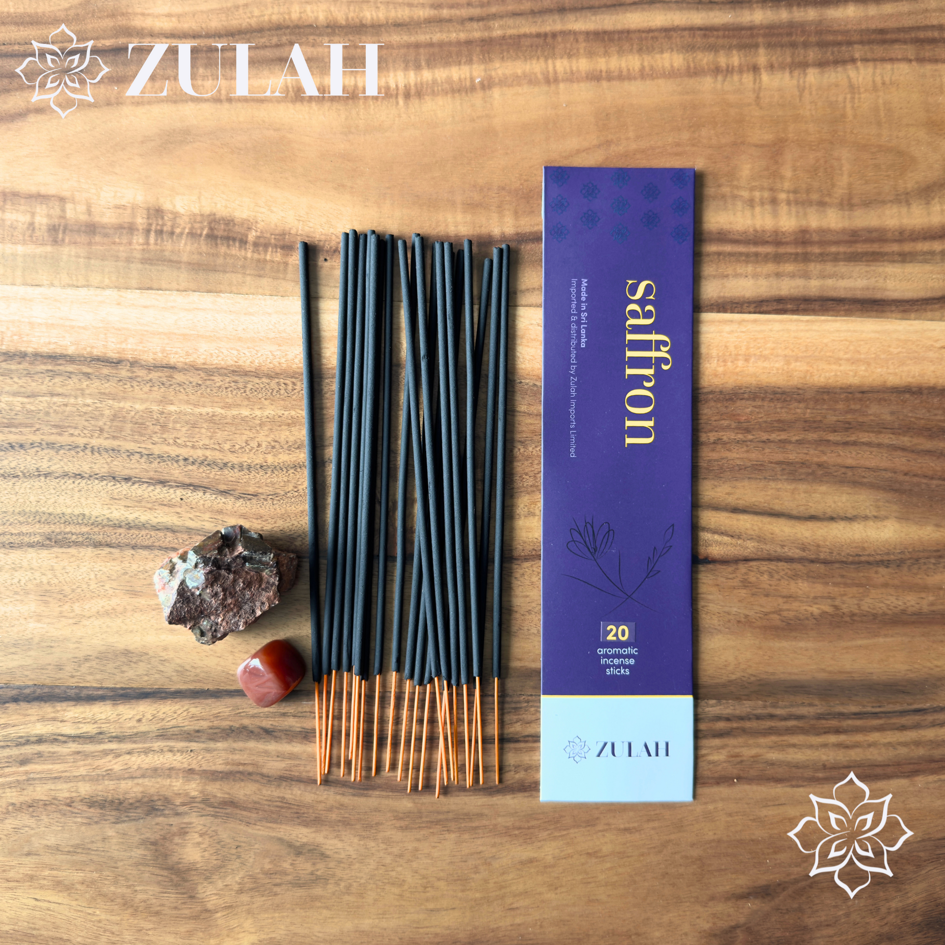 Saffron Luxury Incense Sticks – Zulah Canada