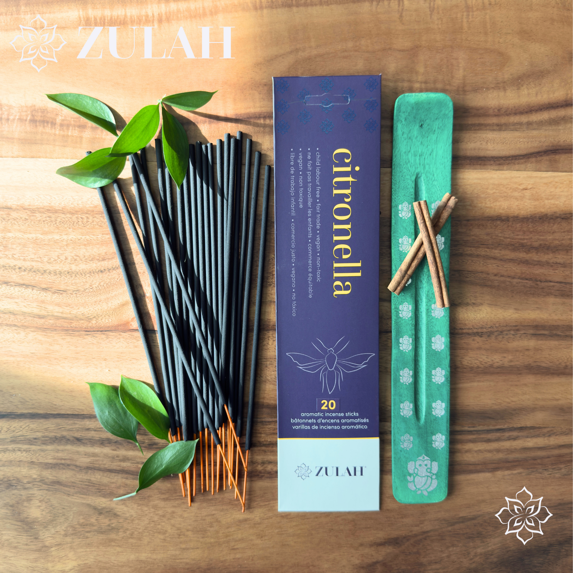 Citronella Luxury Incense Sticks – Zulah Canada