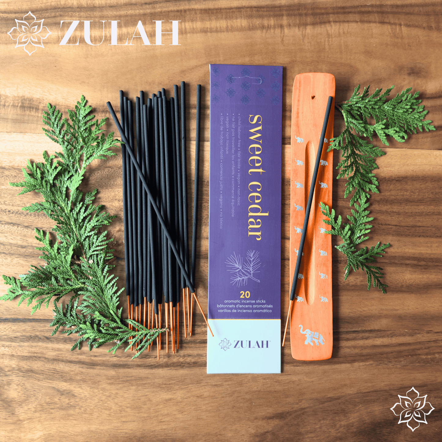 Sweet Cedar Luxury Incense Sticks